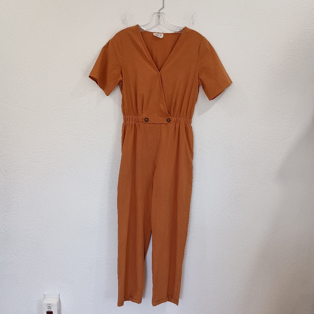 Sienna Sky Shirt Sleeve Jumpsuit